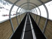 Tapis roulant couvert à La Mongie