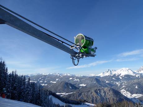 Fiabilité de l'enneigement Schladming-Dachstein – Fiabilité de l'enneigement Schladming – Planai/Hochwurzen/Hauser Kaibling/Reiteralm (4-Berge-Skischaukel)
