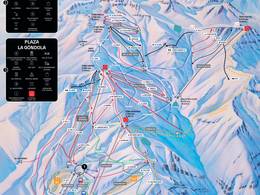 Plan des pistes Valle Nevado