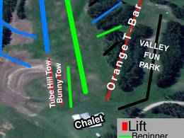 Plan des pistes Drayton Valley – Brazeau Ski Hill
