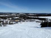 Large piste n° 4 vers la station de la vallée