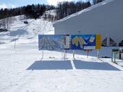 Plans des pistes à la station de vallée du Mt. Isola