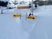 Signalisation à la station intermédiaire Stand-Xpress
