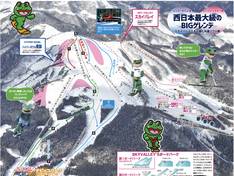 Plan des pistes Hyper Bowl Tohachi