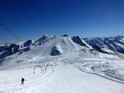 Panorama de rêve au glacier d'Hintertux