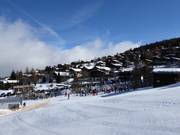 Espace débutant à la station de vallée du Moosalp-Express