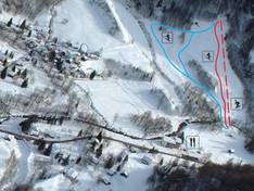 Plan des pistes Mogno