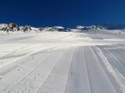 Piste préparée à Obergurgl
