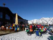 Après-ski au Giggijoch avant la descente vers la vallée