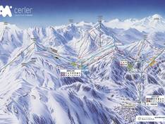 Plan des pistes Cerler