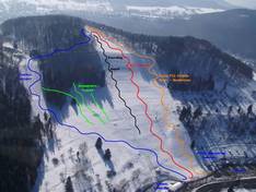 Plan des pistes Schlossberg – Albstadt-Tailfingen