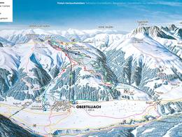 Plan des pistes Obertilliach – Golzentipp