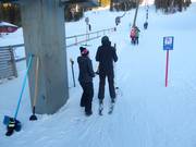 Assistance pour l’embarquement au téléski