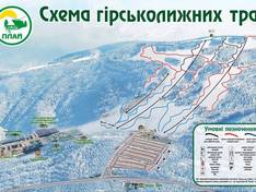 Plan des pistes Plai