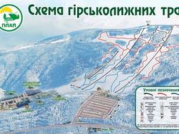 Plan des pistes Plai