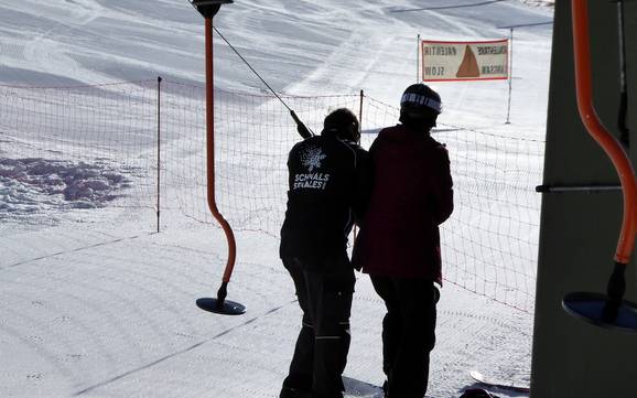Val Senales (Schnalstal): amabilité du personnel dans les domaines skiables – Amabilité Schnalstaler Gletscher (Glacier du Val Senales)