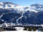 Vue sur la difficile Spinale Direttissima