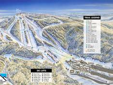 Plan des pistes Beech Mountain