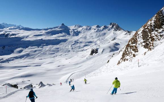 Le plus grand dénivelé dans les Préalpes appenzelloises et saint-galloises – domaine skiable Flumserberg