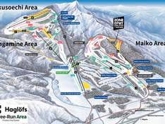 Plan des pistes Maiko Snow Resort