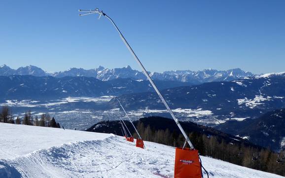 Fiabilité de l'enneigement Region Villach – Fiabilité de l'enneigement Gerlitzen