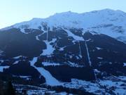 Vue sur le domaine skiable de Bormio