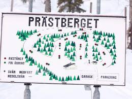 Plan des pistes Prästberget