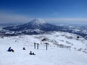 Vue sur le domaine skiable Niseko United