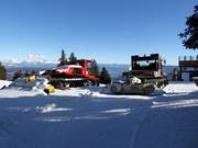 Deux dameuses sont à disposition