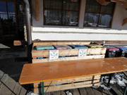 Tri des déchets dans la station de ski Pejo