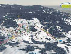 Plan des pistes Benecko