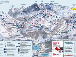 Plan des pistes Kleine Scheidegg/Männlichen – Grindelwald/Wengen
