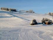 Vue sur le domaine skiable Halde