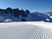 Très bonne préparation des pistes