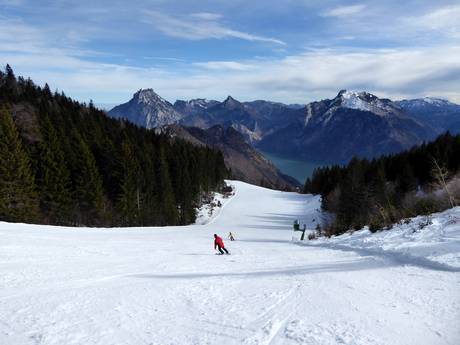 Diversité des pistes Massif du Salzkammergut – Diversité des pistes Feuerkogel – Ebensee