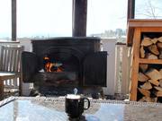 Un chocolat chaud à Lake Placid au Mirror Lake