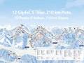 Plan des pistes Snow Space Salzburg – Flachau/Wagrain/St. Johann-Alpendorf