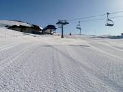 Piste fraîchement préparée à Hovden