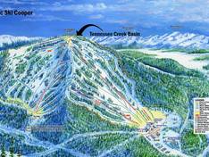 Plan des pistes Cooper