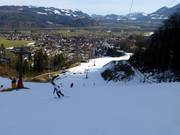 Piste noire au télésiège 4 places