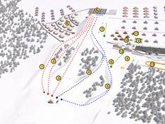 Plan des pistes Terraski Park – Shava