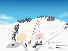 Plan des pistes Max-Wild-Arena/Felderhalde – Isny