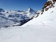 Piste Fluhalp avec Matterhorn