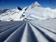 Préparation impeccable avec vue sur le snowpark et l’Olperer
