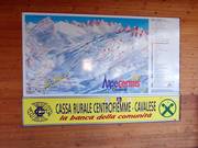 Plan des pistes à la station de vallée