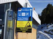 Signalisation de la descente vers la vallée