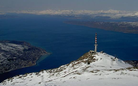 Le plus grand dénivelé en Norvège du Nord – domaine skiable Narvikfjellet – Narvik