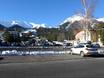 Tiroler Oberland (région): Accès aux domaines skiables et parkings – Accès, parking Hoch-Imst – Imst
