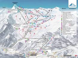 Plan des pistes Kitzsteinhorn/Maiskogel – Kaprun
