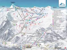 Plan des pistes Kitzsteinhorn/Maiskogel – Kaprun